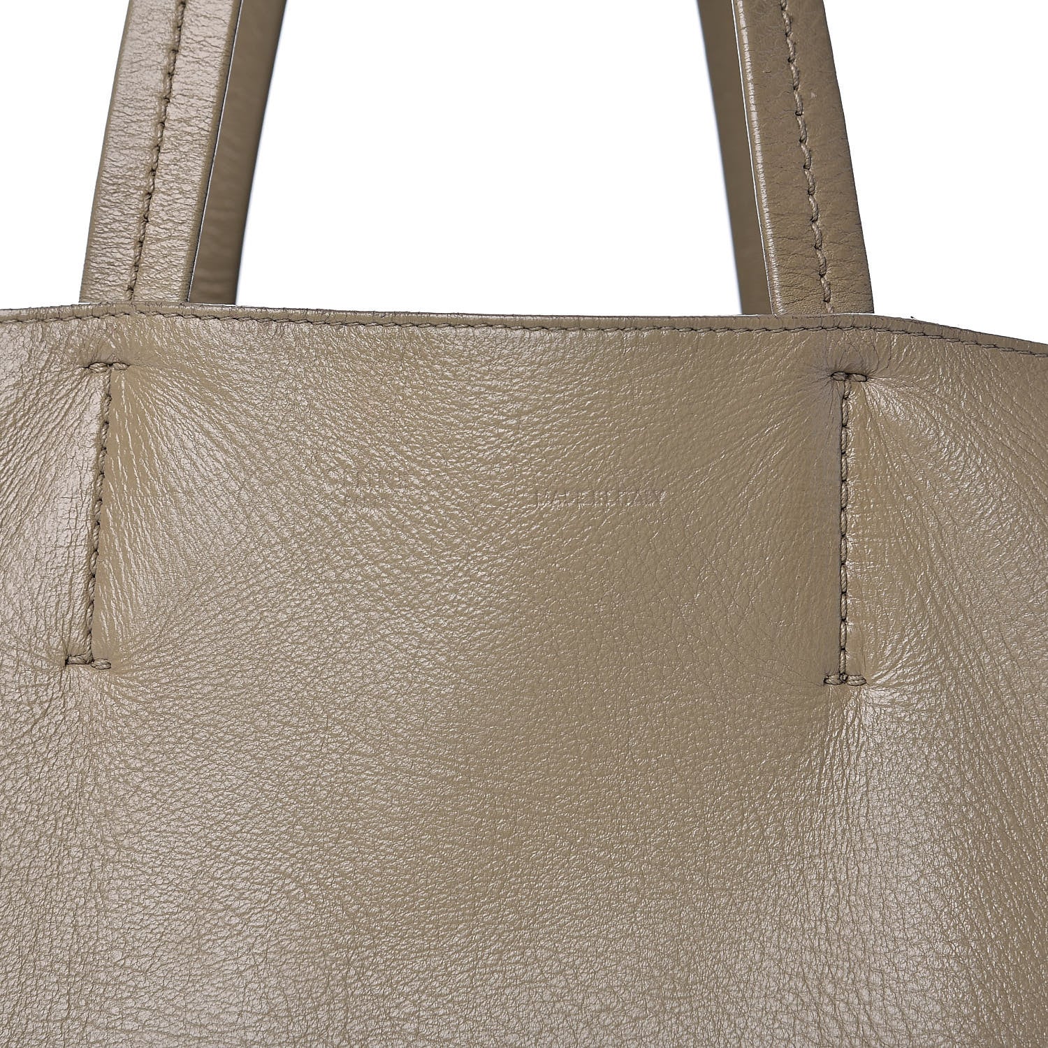 Celine Grained Calfskin Medium Horizontal Cabas Phantom Taupe 15 of 17
