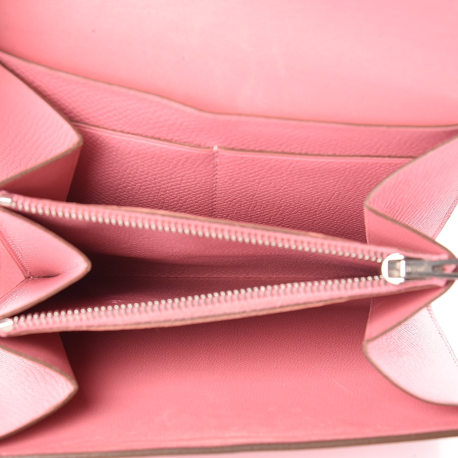 Hermes Epsom Constance Short Wallet Rose Confetti 5 of 24