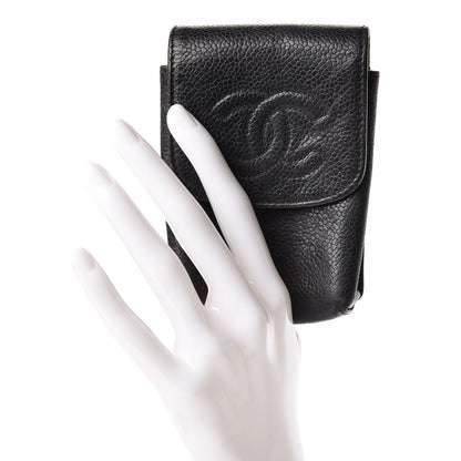 Chanel Caviar Cigarette Case Black 2 of 14