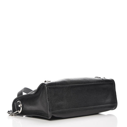 Balenciaga Chevre Silver Metallic Edge Hardware S City Black 5 of 8