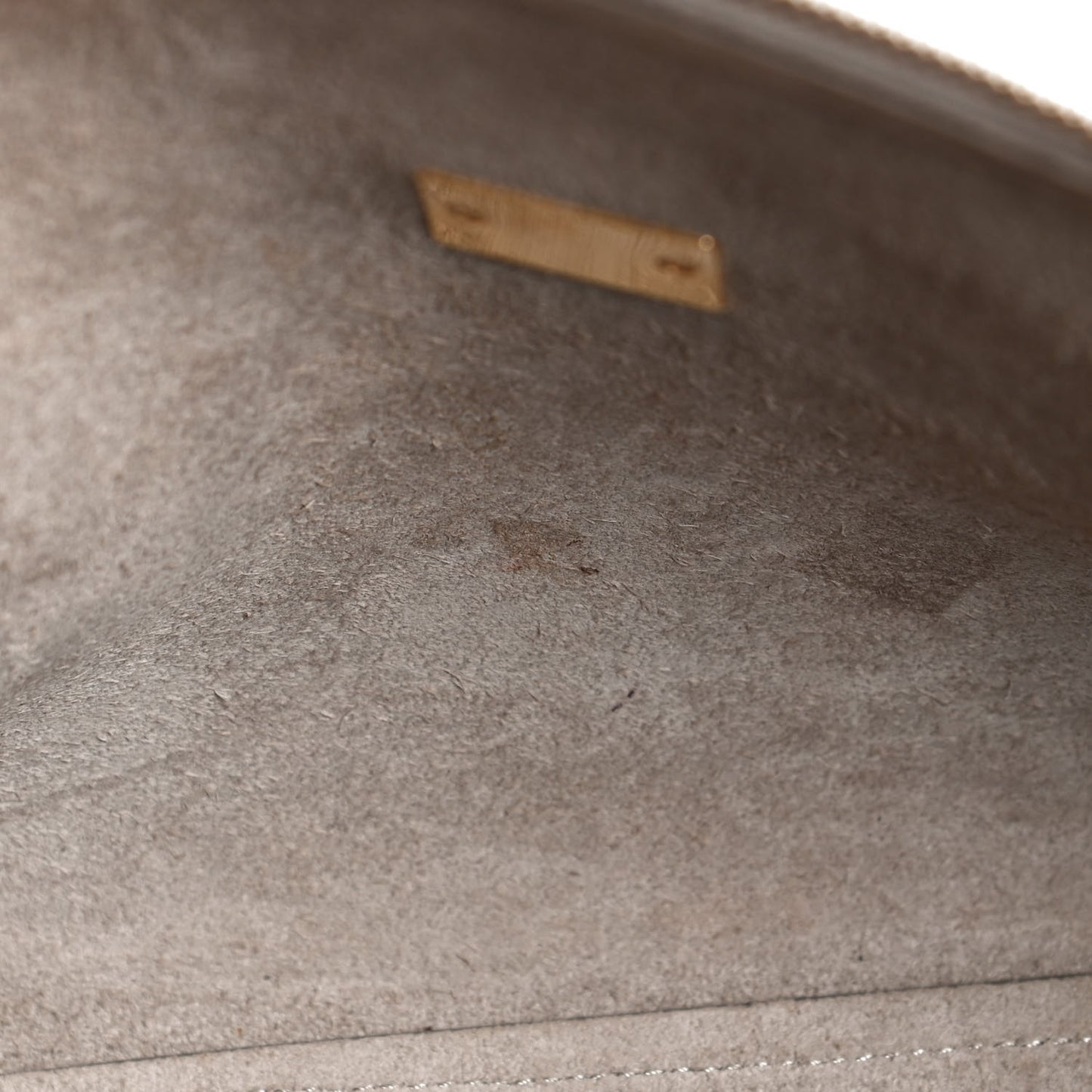 Grained Calfskin Micro Belt Bag Light Taupe