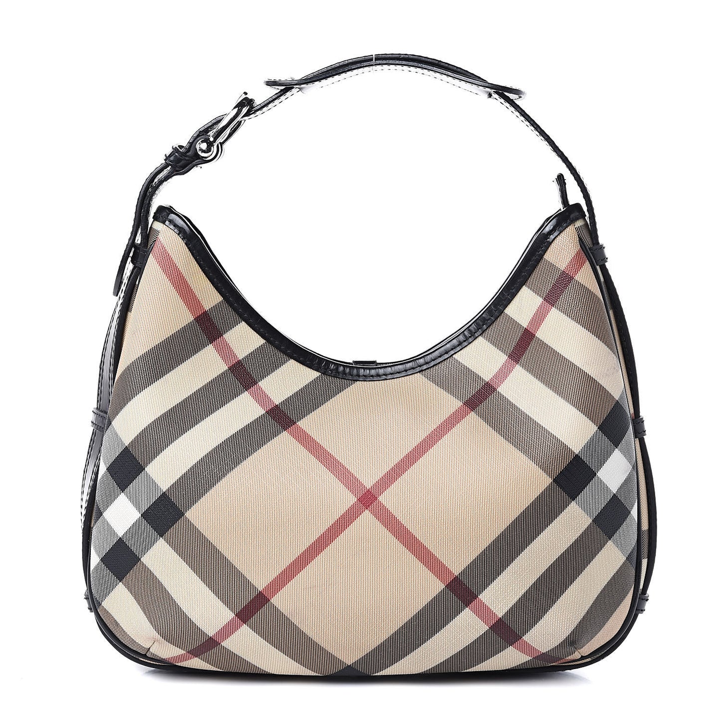 Nova Check Shoulder Bag Black