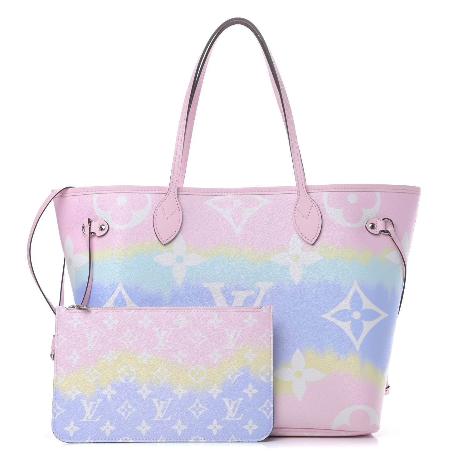 Louis Vuitton Monogram Escale Neverfull MM Pastel 1 of 12