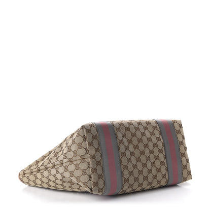 Gucci Monogram Patent Web Large Jolie Tote Pink 4 of 10