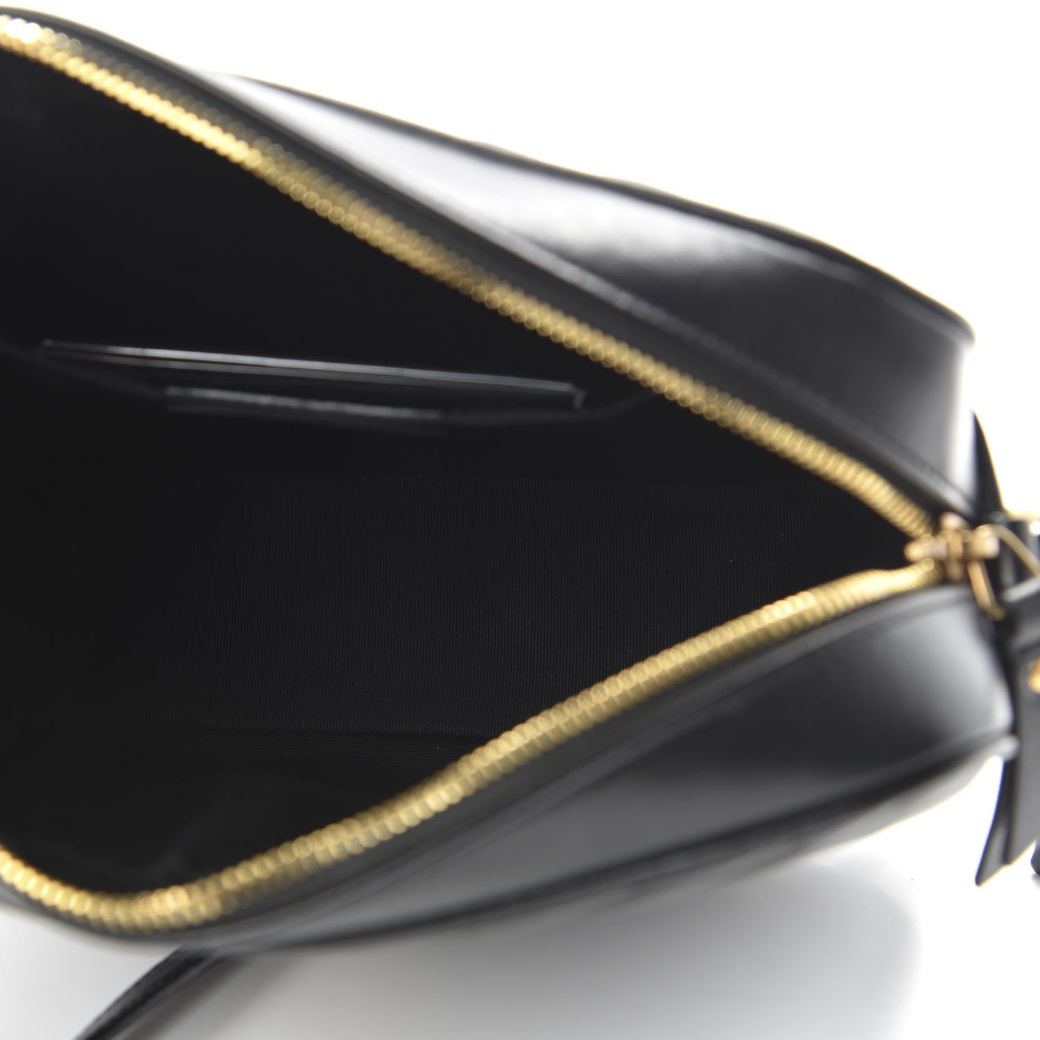 Saint Laurent Calfskin Matelasse Monogram Lou Camera Bag Black 5 of 9