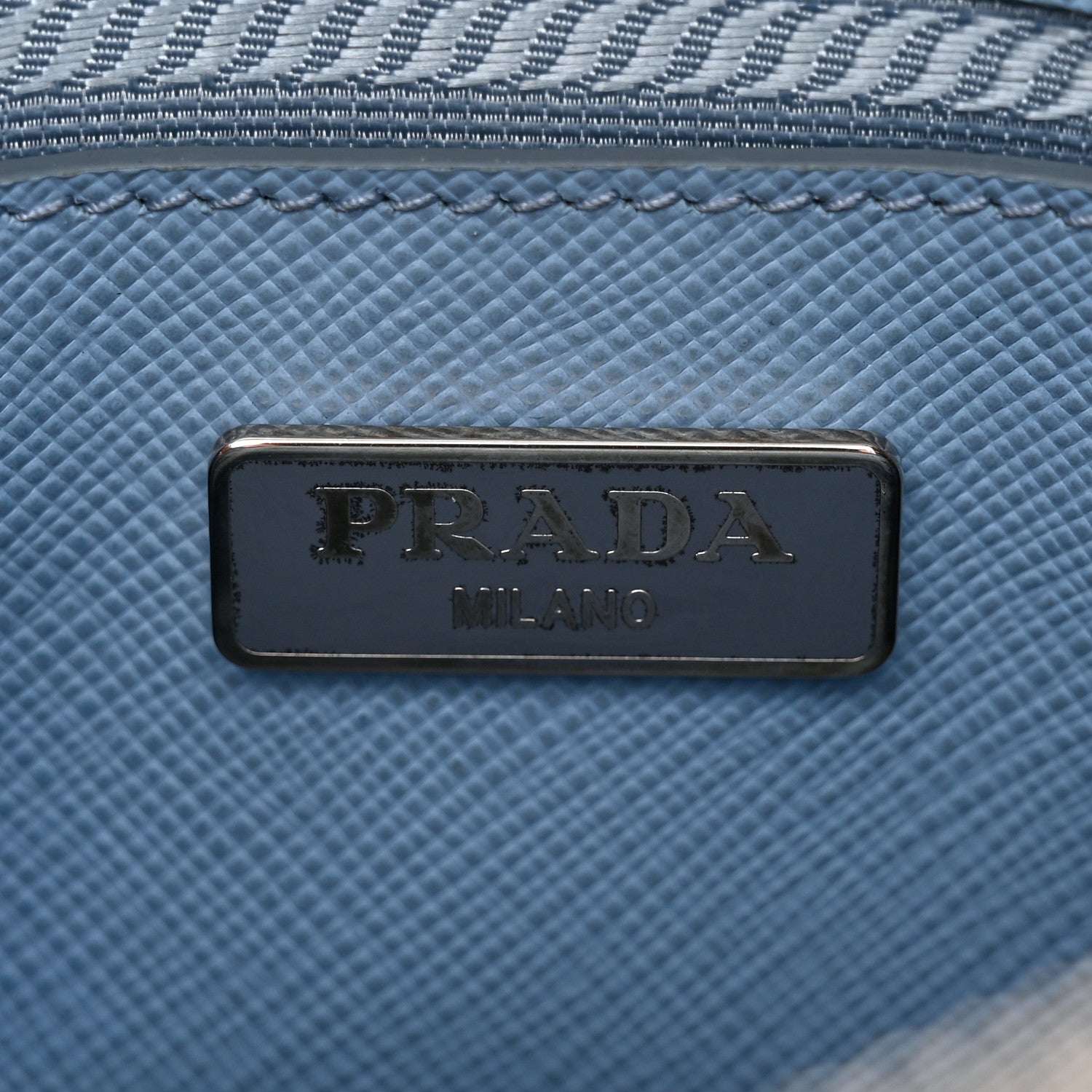 Prada Saffiano Lux Mini Promenade Tote Astrale 6 of 14