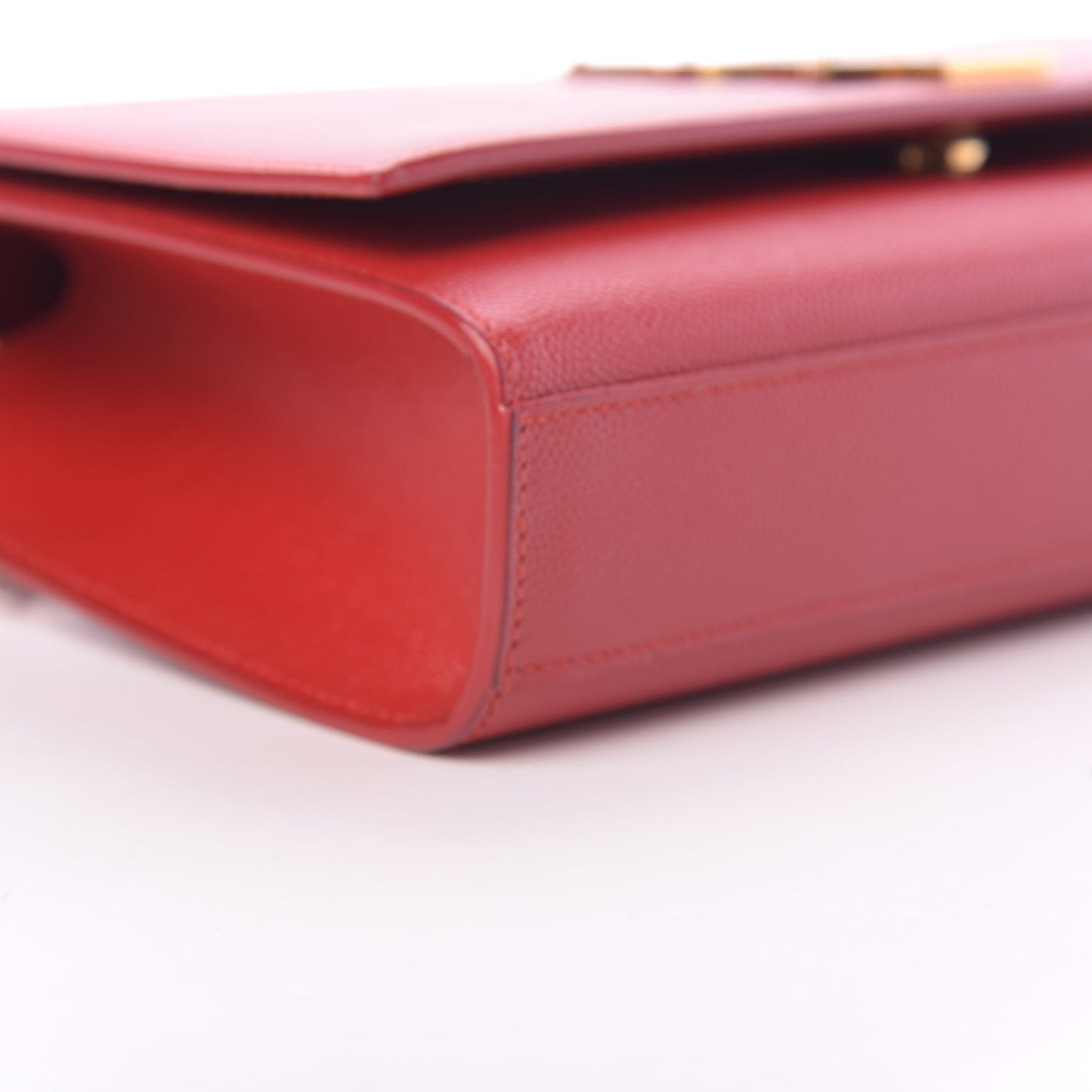Grain De Poudre Medium Monogram Kate Satchel Red
