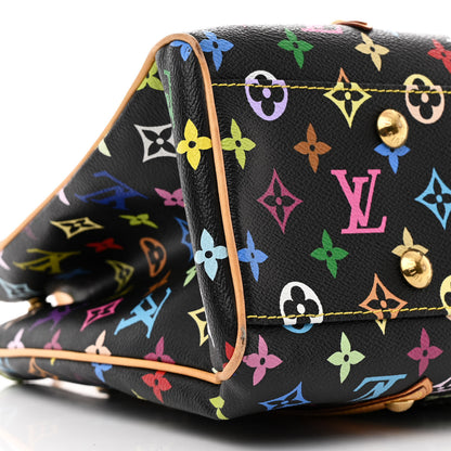 Louis Vuitton Monogram Multicolor Aurelia MM Black 8 of 13