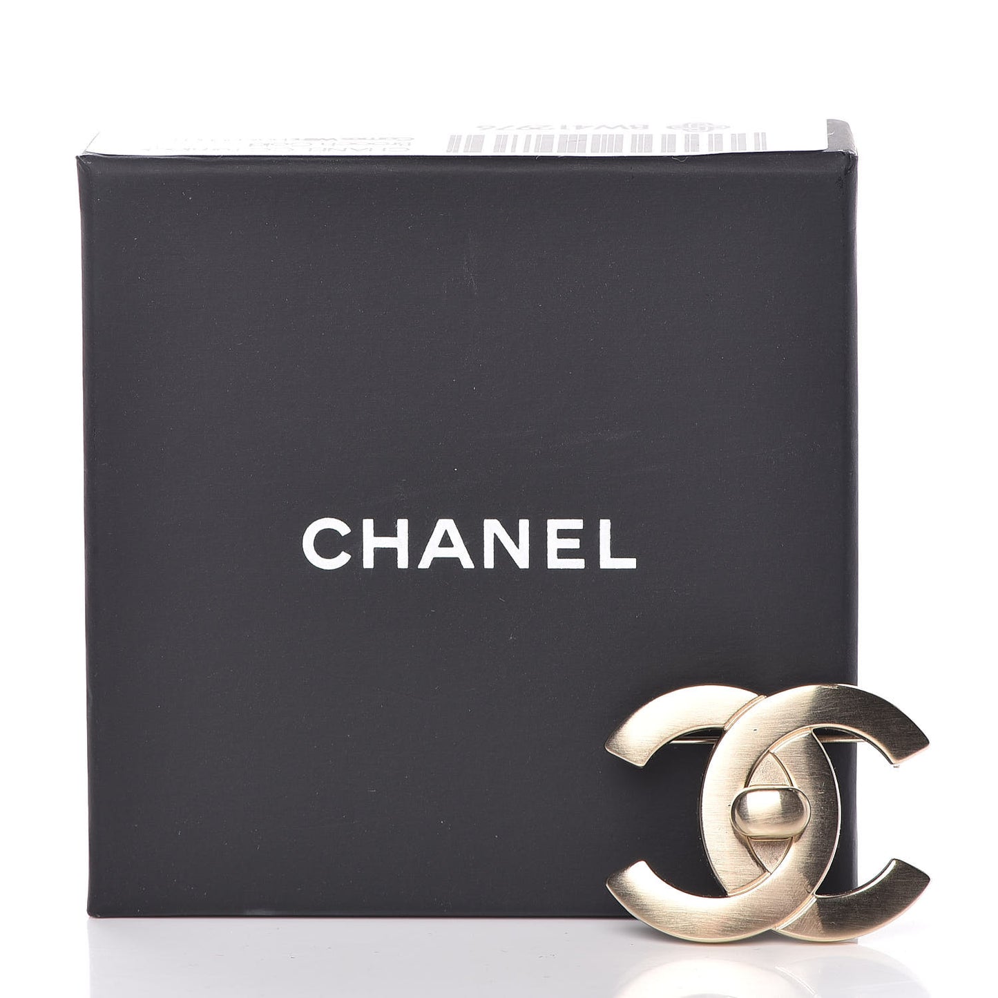 CC Turnlock Brooch Gold