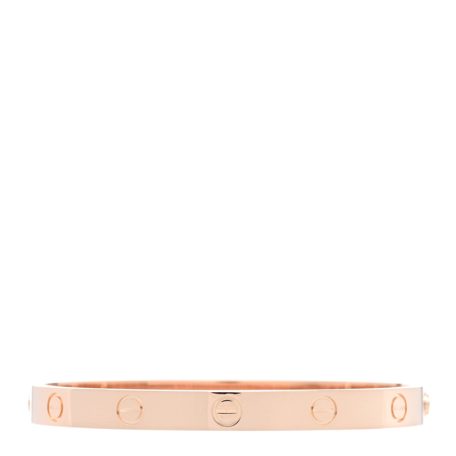 Cartier 18K Pink Gold LOVE Bracelet 17 2 of 9