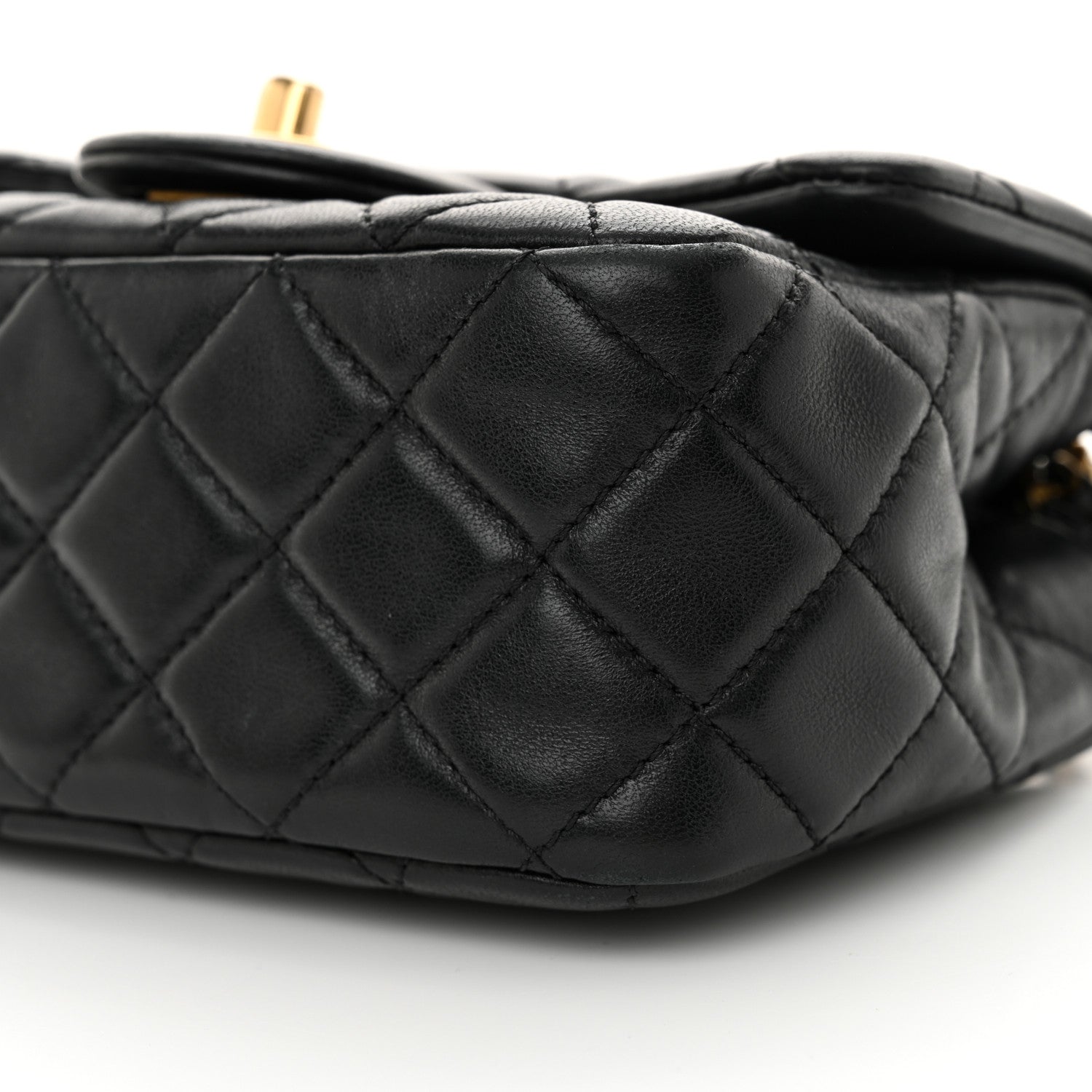 Chanel Lambskin Quilted Mini Pearl Crush Flap Black 10 of 14