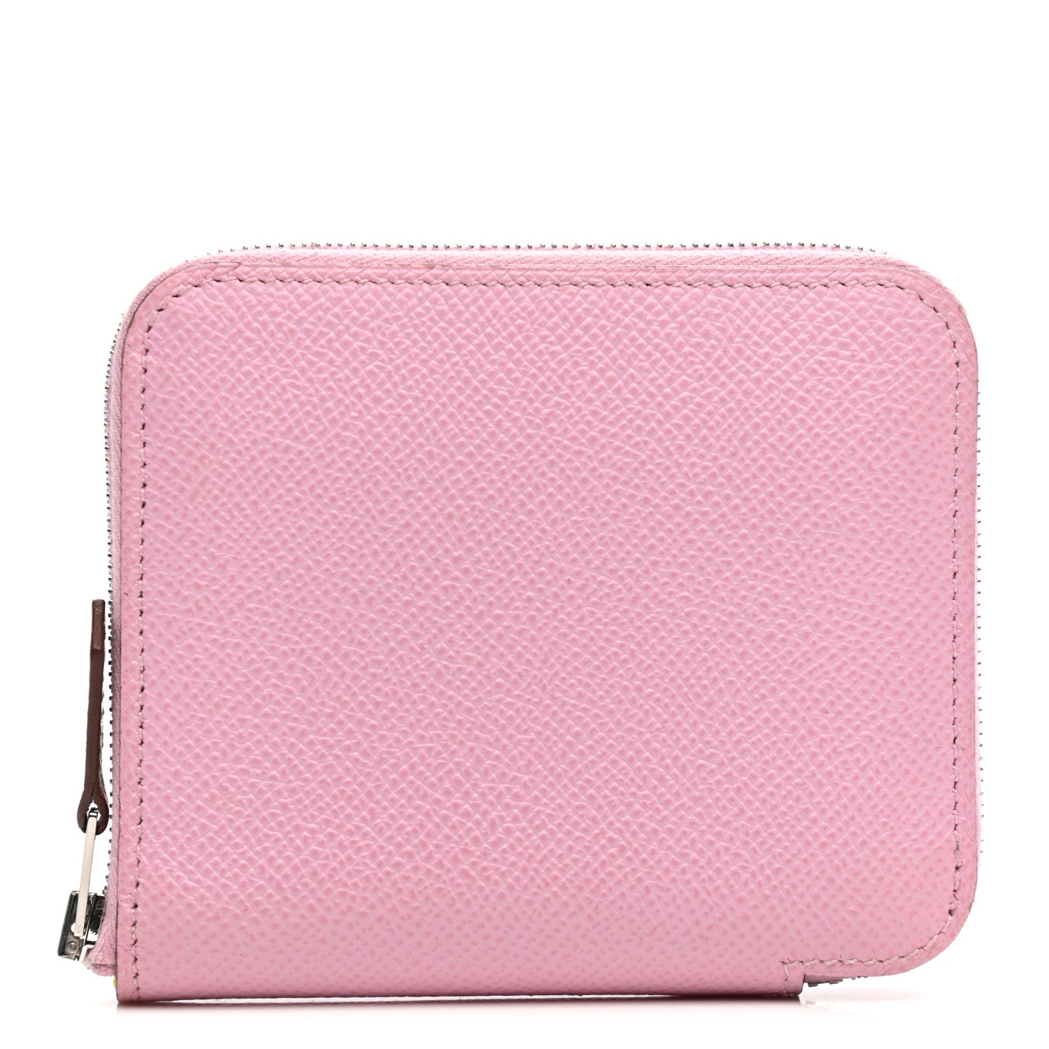 Hermes Epsom Silk'in Compact Wallet Mauve Sylvestre 1 of 8