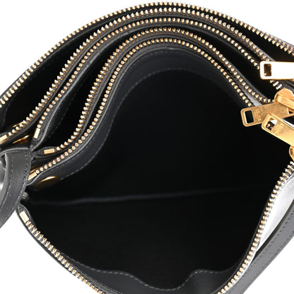 Celine Lambskin Small Trio Crossbody Bag Medium Grey 7 of 11