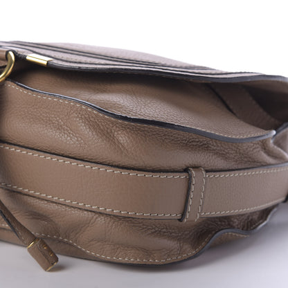 Chloe Calfskin Medium Marcie Round Crossbody Bag Nut 7 of 9