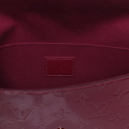 Louis Vuitton Vernis Felicie Chain Wallet Magenta 6 of 12