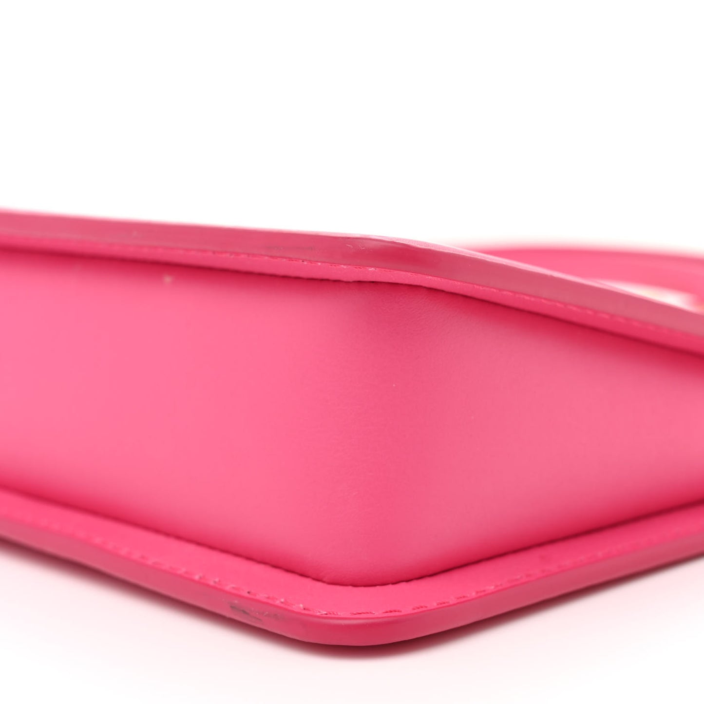 Calfskin Nanogram Embossed Lexington Pouch Rose