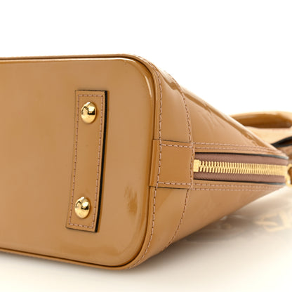 Louis Vuitton Vernis Alma BB Vert Olive 9 of 11