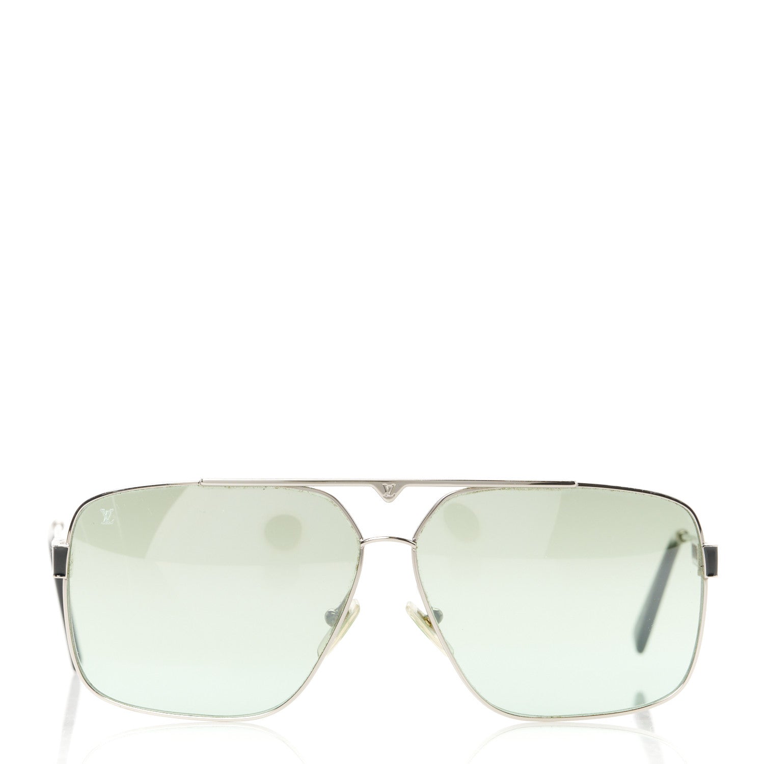 Louis Vuitton Metal Aviator Sunglasses Z1092W Green 2 of 8