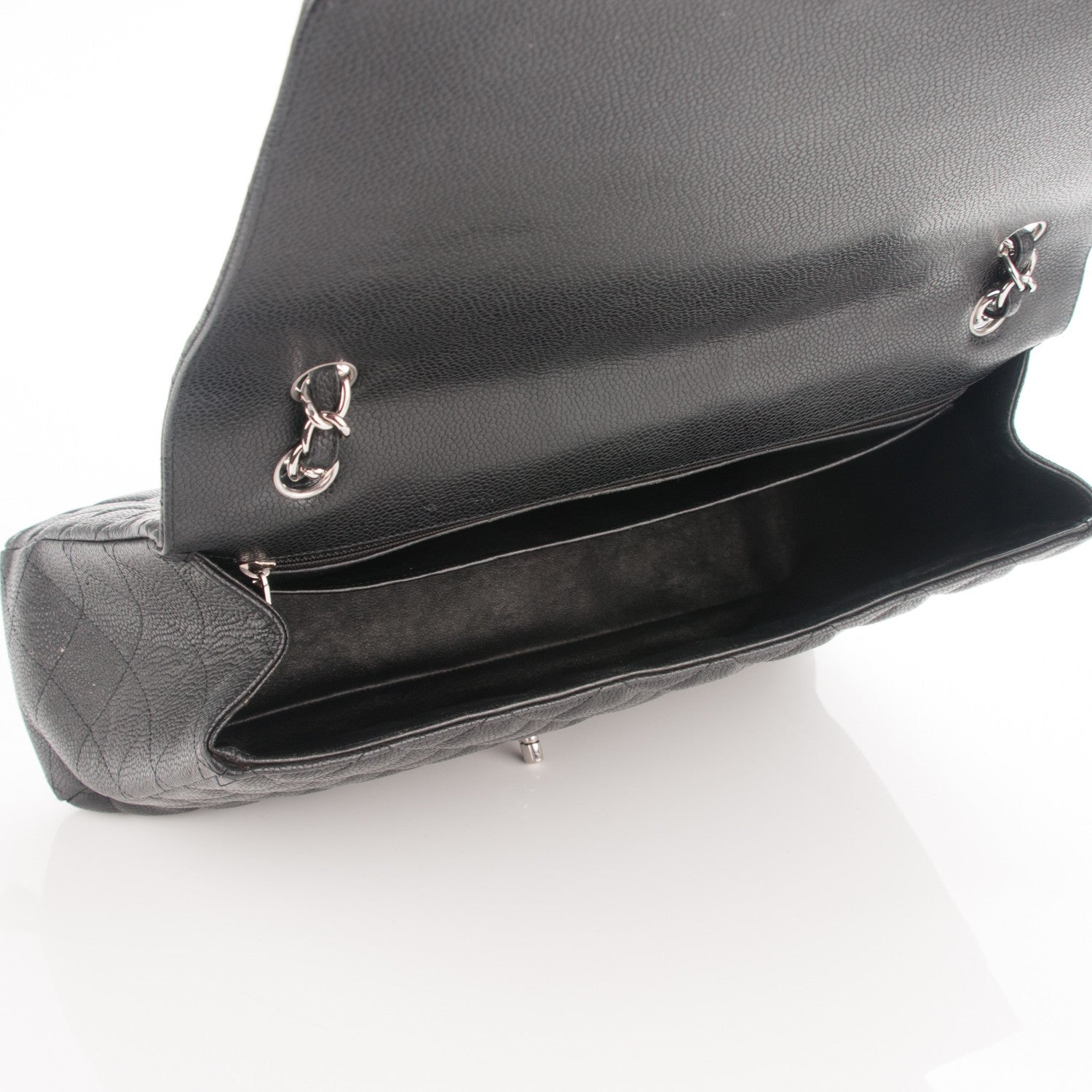 Chanel Caviar Quilted Maxi Single Flap Black 6 of 8