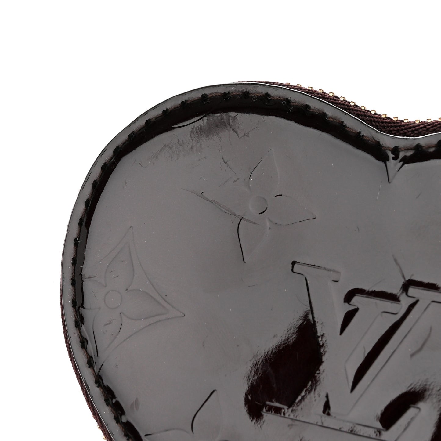Vernis Coeur Heart Coin Purse Amarante