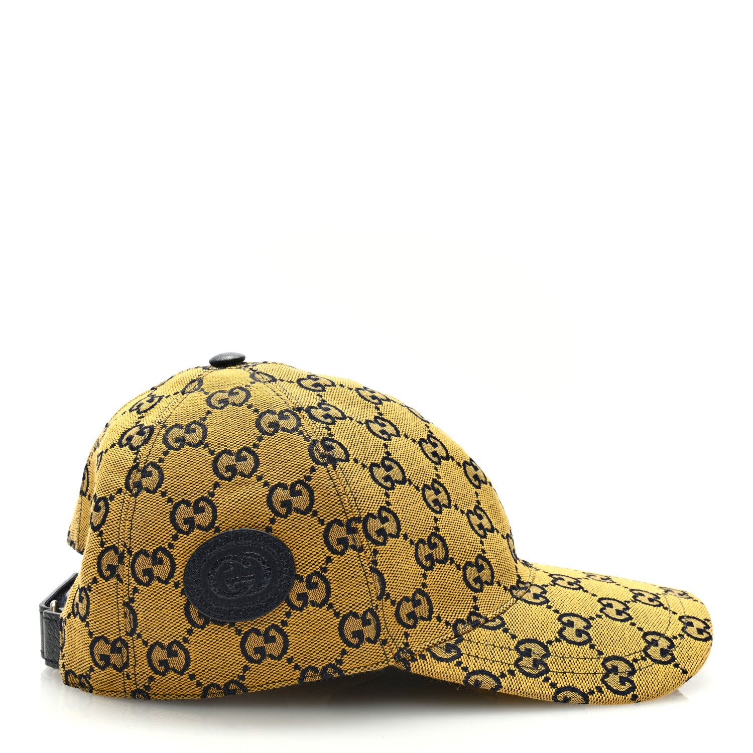 Gucci Monogram Multicolor Baseball Hat S Yellow Blue 1454995