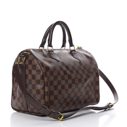 Louis Vuitton Damier Ebene Speedy Bandouliere 30 2 of 9