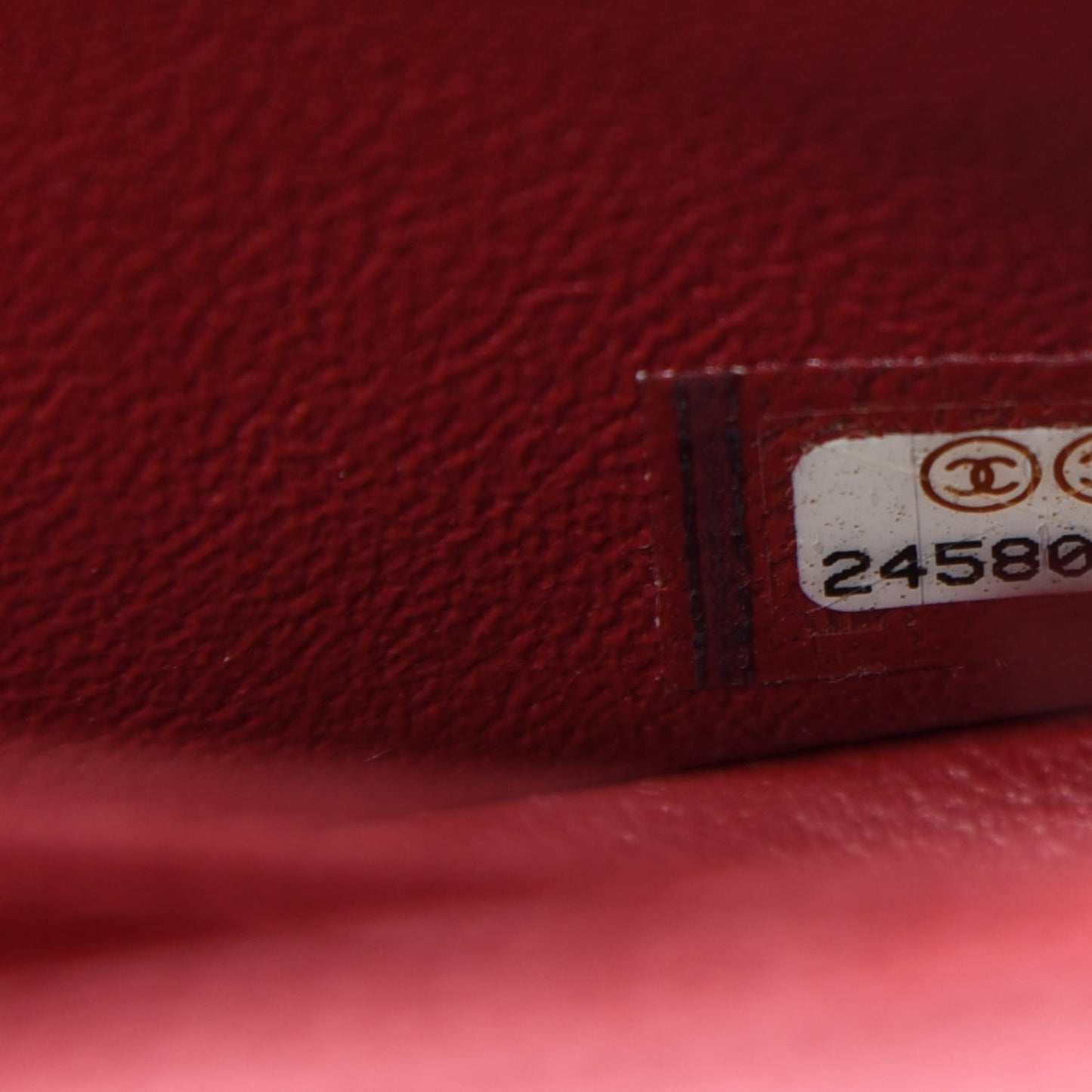 Caviar Quilted Mini Rectangular Flap Red