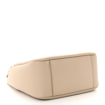 Saint Laurent Smooth Calfskin Small Le 5 A 7 Soft Hobo Sea Salt 4 of 12