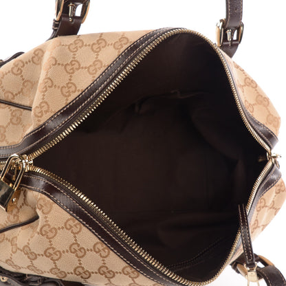 Gucci Monogram 85th Anniversary Boston Tote Brown 5 of 7