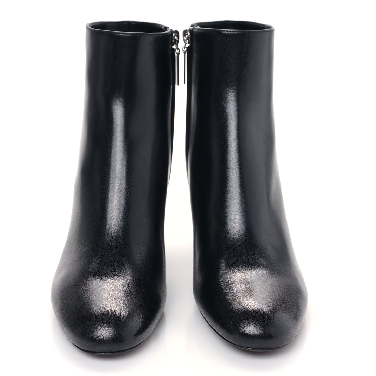 Nappa Vendome Loulou Ankle Zip Boots 38.5 Black