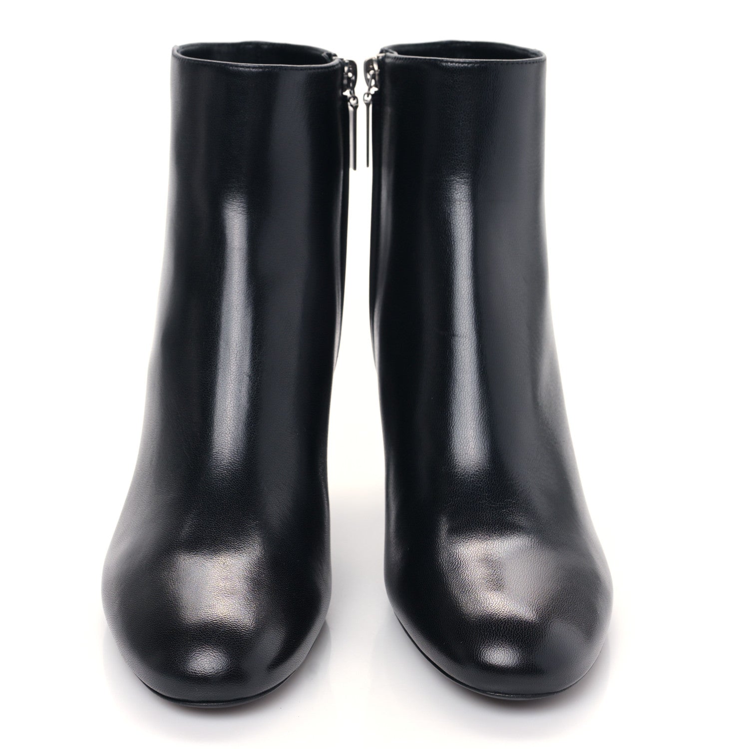 Saint Laurent Nappa Vendome Loulou Ankle Zip Boots 38.5 Black 2 of 8