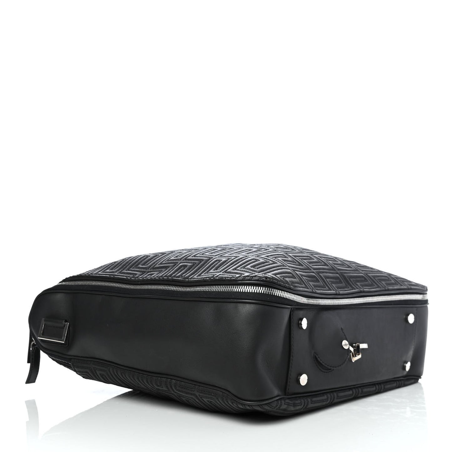Nappa Quilted Garment Bag Black