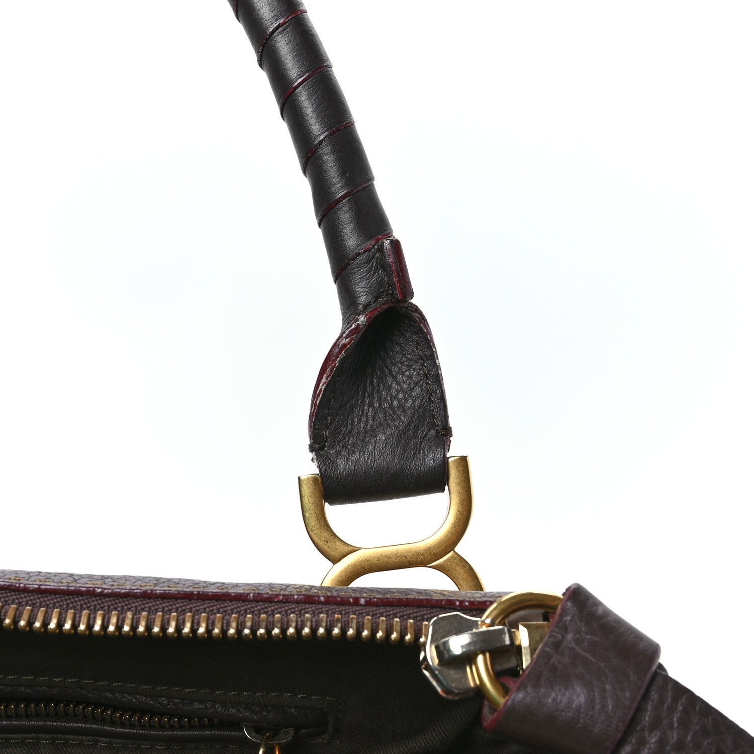 Chloe Calfskin Medium Marcie Satchel Truffle 10 of 11