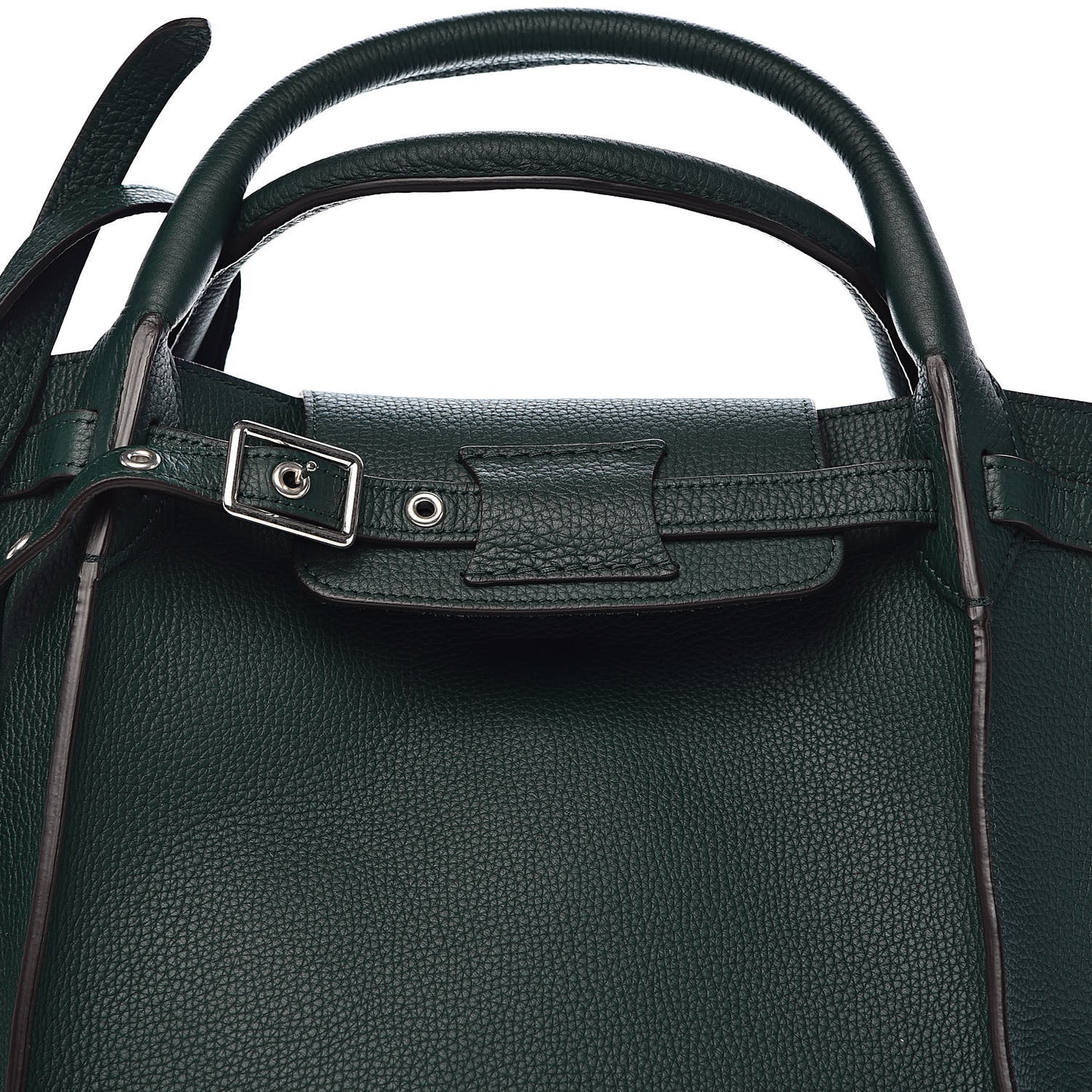 Supple Grained Calfskin Small Big Bag Amazone
