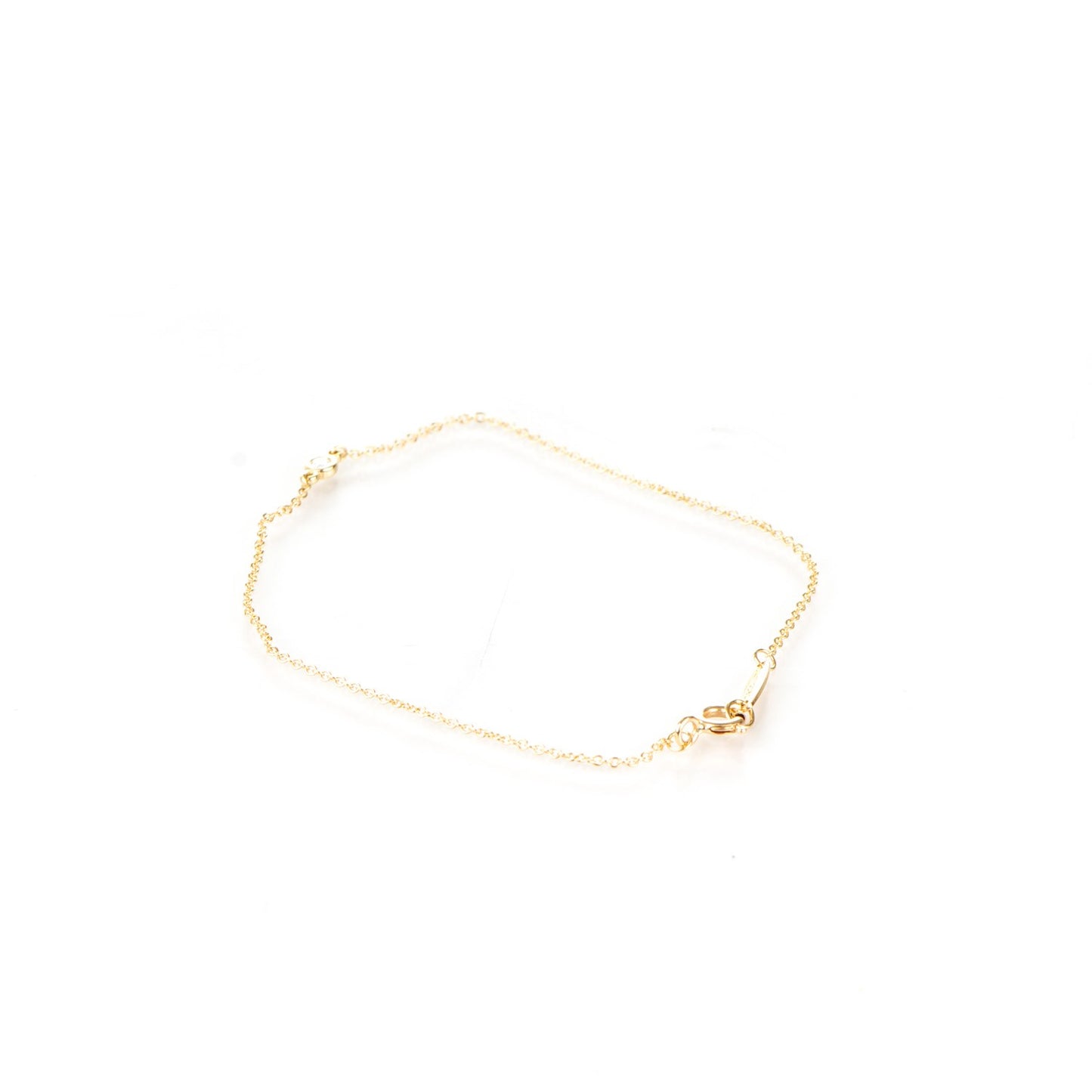 18K Yellow Gold Diamond .08ct Elsa Peretti Diamonds by the Yard Bracelet