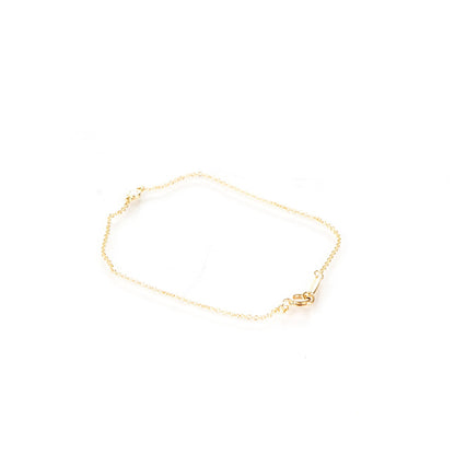 Tiffany 18K Yellow Gold Diamond .08ct Elsa Peretti Diamonds by the Yard Bracelet 3 of 7