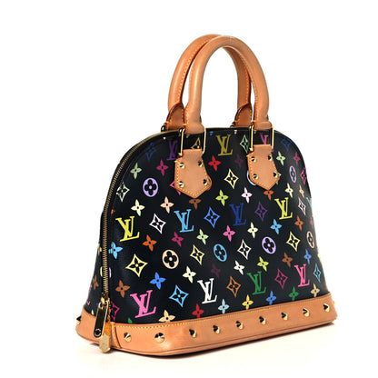 Louis Vuitton Monogram Multicolor Alma Black 4 of 11