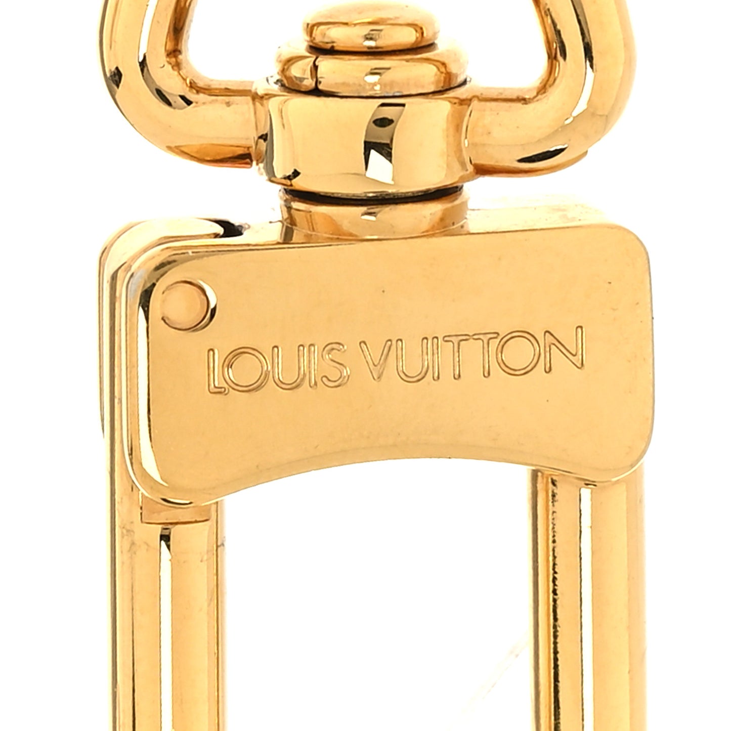 Monogram Spring Street Bag Charm Key Holder Gold
