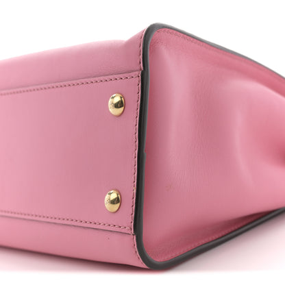 Fendi Vitello Seta Medium Peekaboo Iconic Satchel Pink 10 of 10