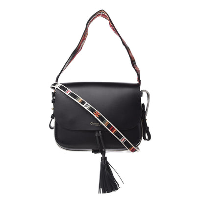 Christian Dior Calfskin Diorodeo Flap Bag Black 1 of 9