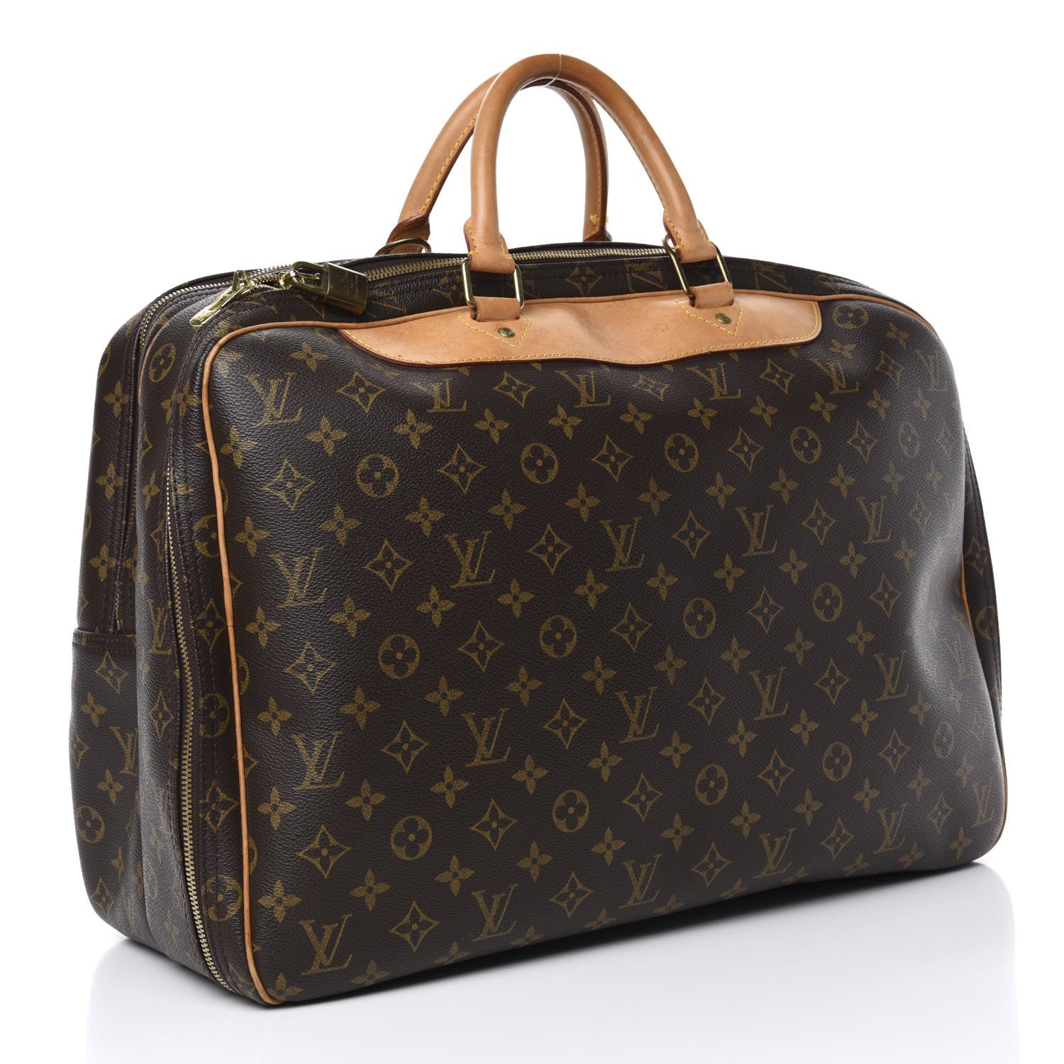 Louis Vuitton Monogram Alize 2 Compartment Luggage Travel Bag 2 of 13