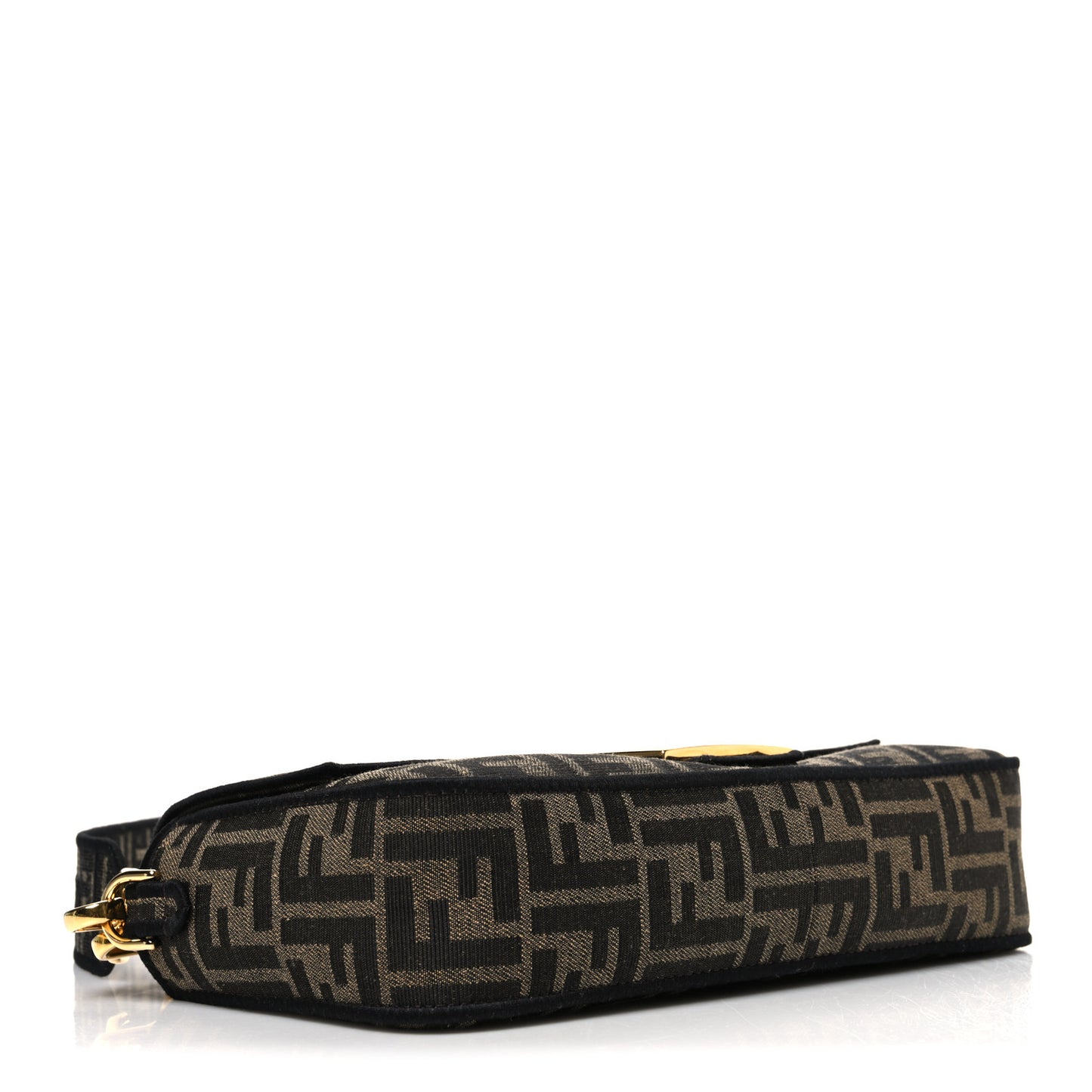 Fabric Jacquard FF 1974 Medium Baguette Tobacco Moro Black