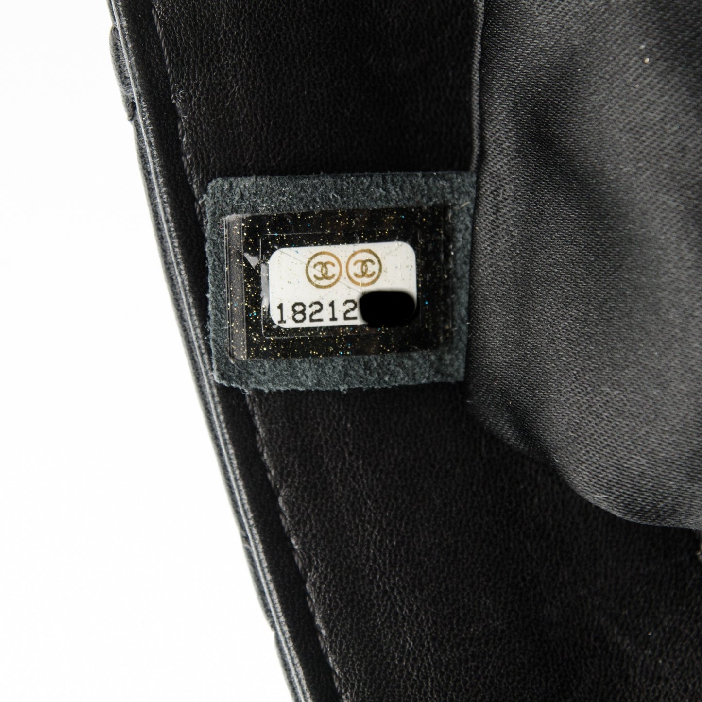 Lambskin Quilted Large 3 Flap Black