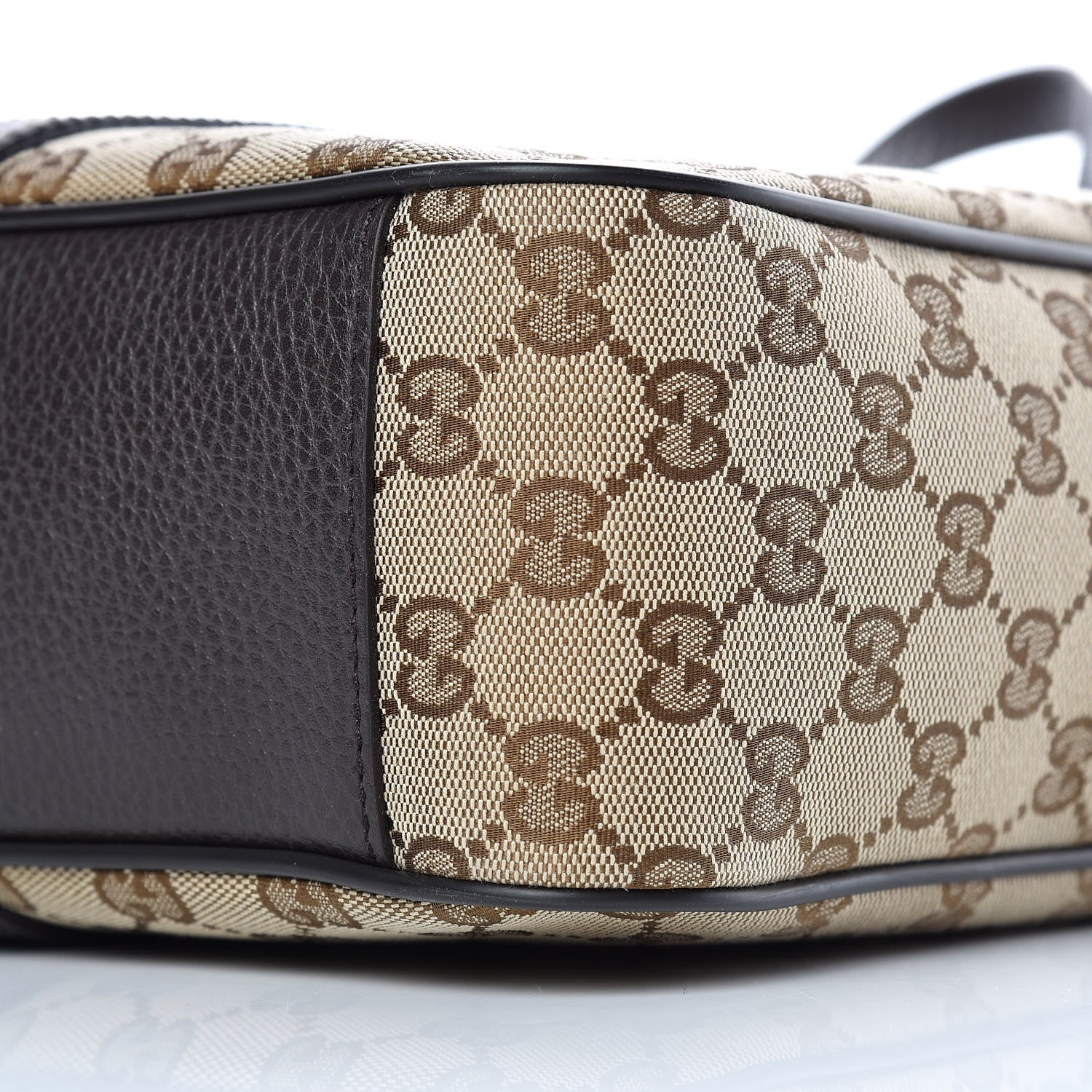Gucci Monogram Briefcase Dark Brown 9 of 10
