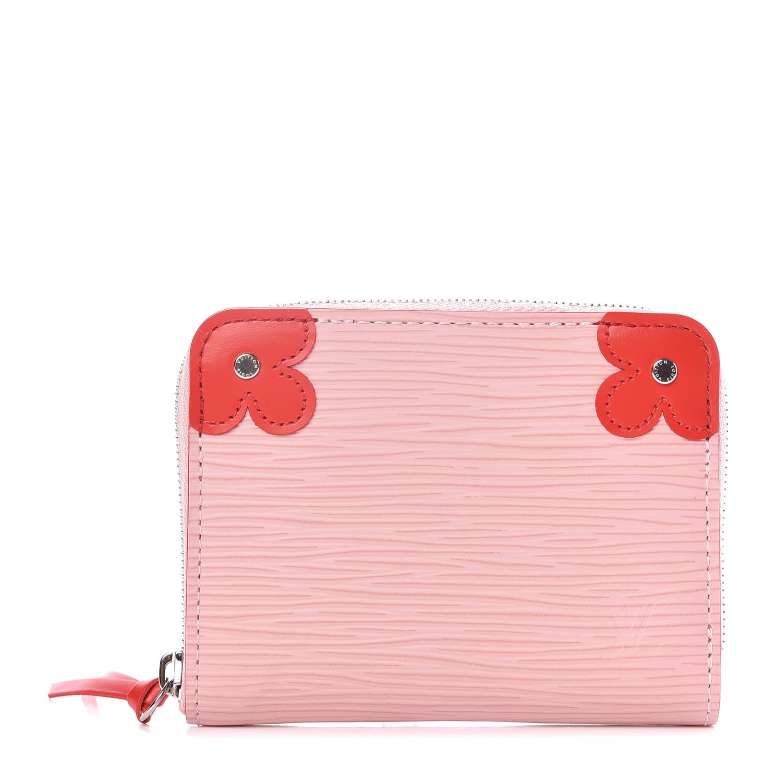 Louis Vuitton Epi Blooming Corners Zippy Coin Purse Rose Ballerine Coquelicot 1 of 10