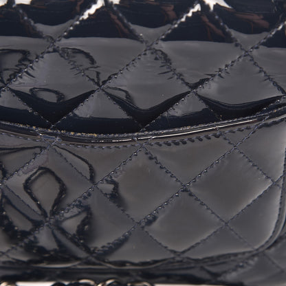 Chanel Patent Quilted Mini Square Flap Navy Blue 13 of 13