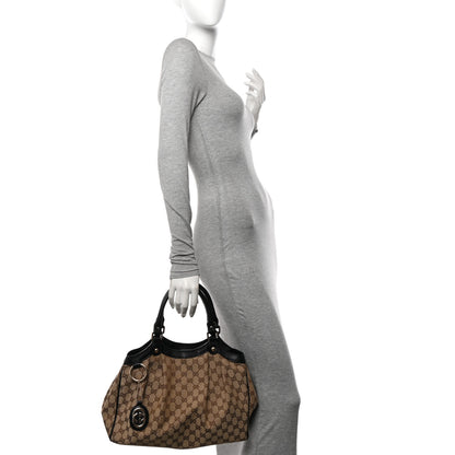 Gucci Monogram Medium Sukey Tote Dark Brown 2 of 10