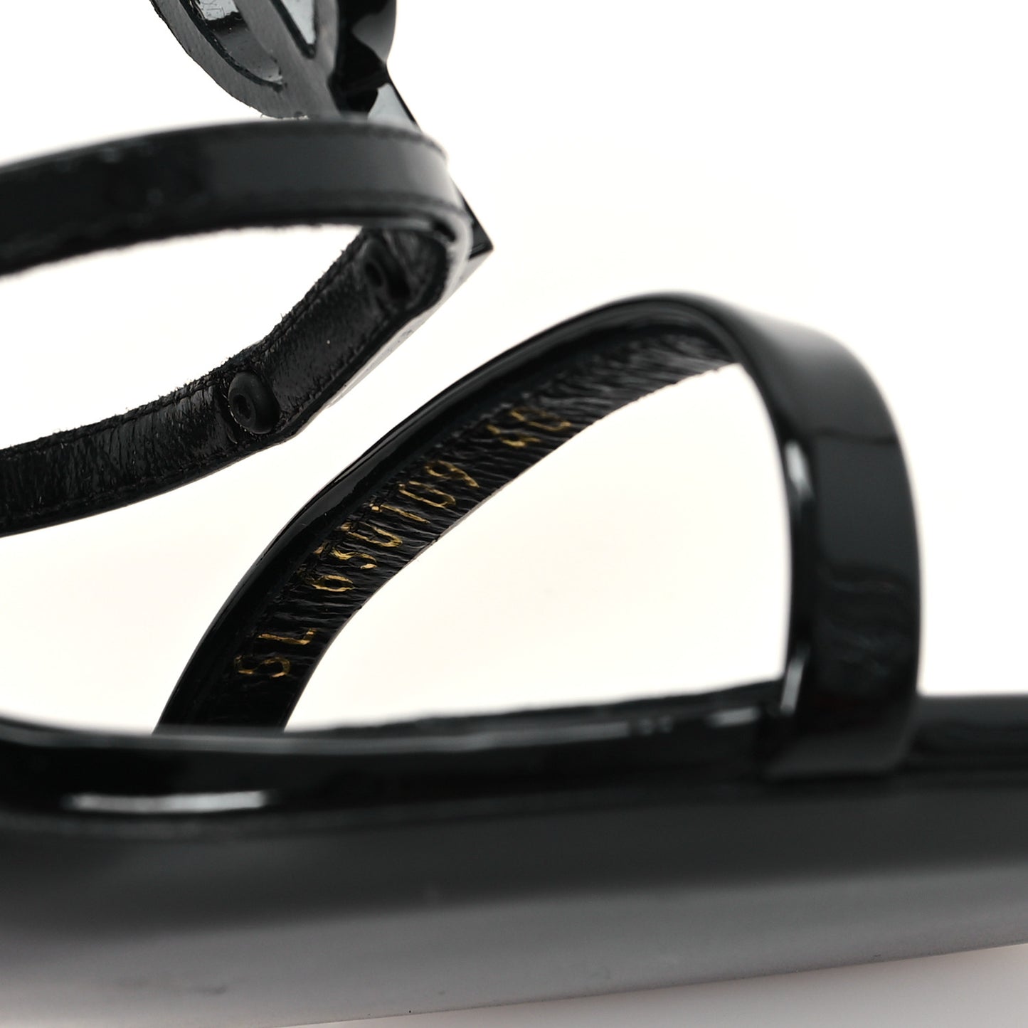 Patent Cassandra 100 Sandals 40 Black