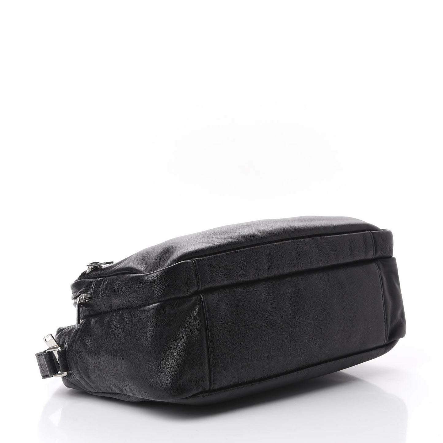 Lambskin Sid Messenger Bag Black