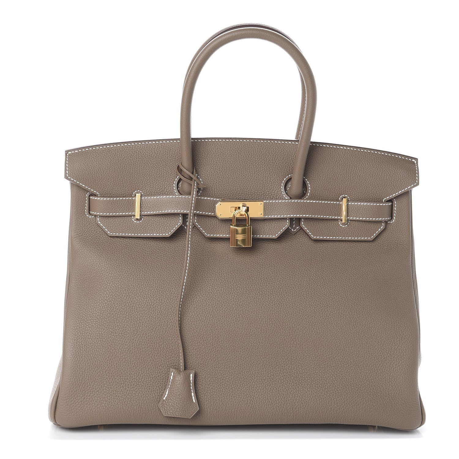 Hermes Togo Birkin 35 Etoupe 1 of 8